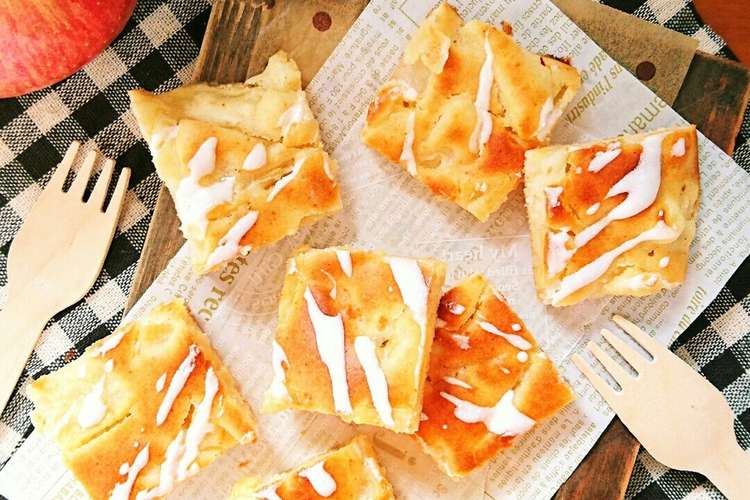 ホケミで簡単 天板で薄焼きりんごケーキ レシピ 作り方 By ゆぅゅぅ クックパッド 簡単おいしいみんなのレシピが360万品