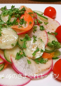 野菜の水玉サラダ