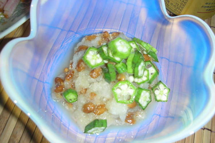 超簡単な副菜 激安ネバネバおろし和え レシピ 作り方 By ｏｌ２ クックパッド