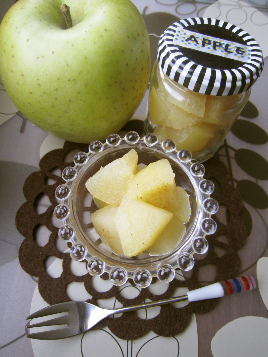 王林の生姜と蜂蜜レモン煮の画像