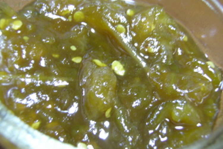 青トマトジャム レシピ 作り方 By ぱやちゃん クックパッド