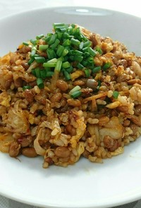 簡単 納豆キムチチャーハン♪