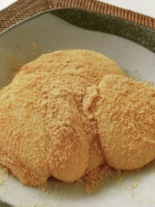 もち粉で作るモッチリ安倍川餅の画像