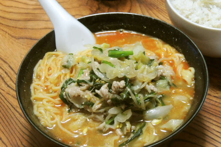 部活帰りに食べたくなるラーメン レシピ 作り方 By りんご華 1219 クックパッド 簡単おいしいみんなのレシピが360万品