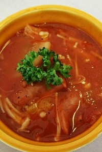 大根トマトスープ