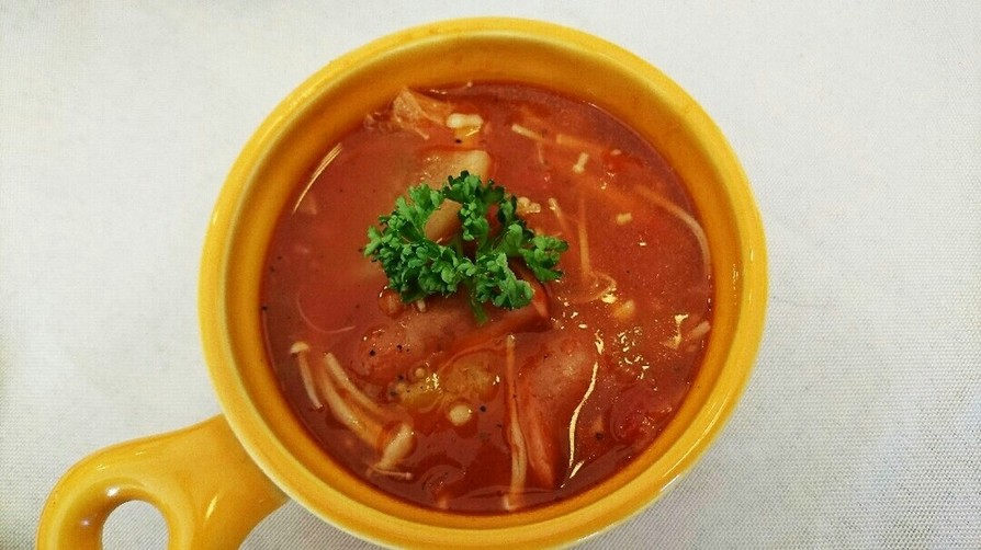 大根トマトスープの画像