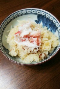 冷蔵・冷凍茹で蟹で蟹ピラフ 