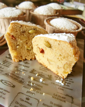 シナモン香る☆シュトーレン風カップケーキ