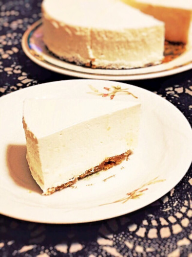 糖質制限◆簡単濃厚レアチーズケーキの写真