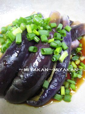 簡単!なすのレンジでチーン♪