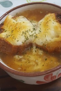 仙台麩でオニオングラタンスープ