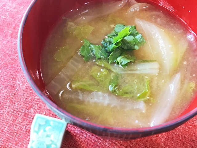 風邪予防に 野菜たっぷり生姜味噌汁 レシピ 作り方 By Harapeko33