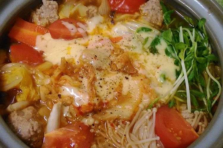 肉団子のキムチチーズ鍋 レシピ 作り方 By 谷っす クックパッド 簡単おいしいみんなのレシピが360万品