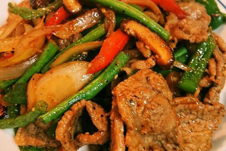 牛カルビ肉と野菜の韓国風炒め レシピ 作り方 By がぁこママ クックパッド 簡単おいしいみんなのレシピが376万品