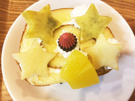 クリスマス ロールケーキ☆デコレーション