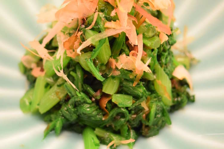 簡単 料亭の味 春菊のおひたし レシピ 作り方 By Ukulele大好き クックパッド 簡単おいしいみんなのレシピが352万品