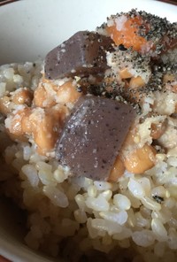 卯の花と納豆のご飯