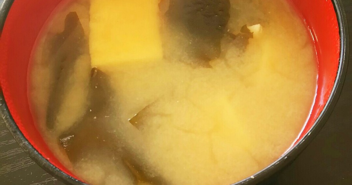 わかめ豆腐と油揚げの味噌汁 レシピ 作り方 By Tsuchan K クックパッド 簡単おいしいみんなのレシピが359万品