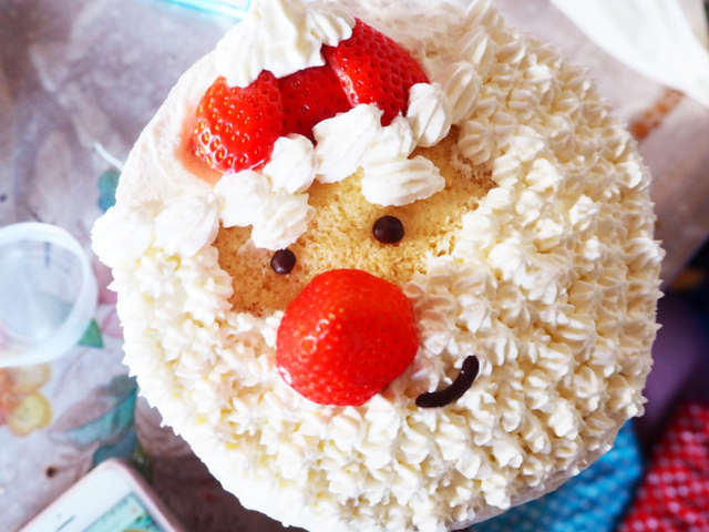 ユニーククリスマスケーキ 可愛い 最高の動物画像