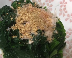 ほうれん草のお浸し 簡単!美味しい!