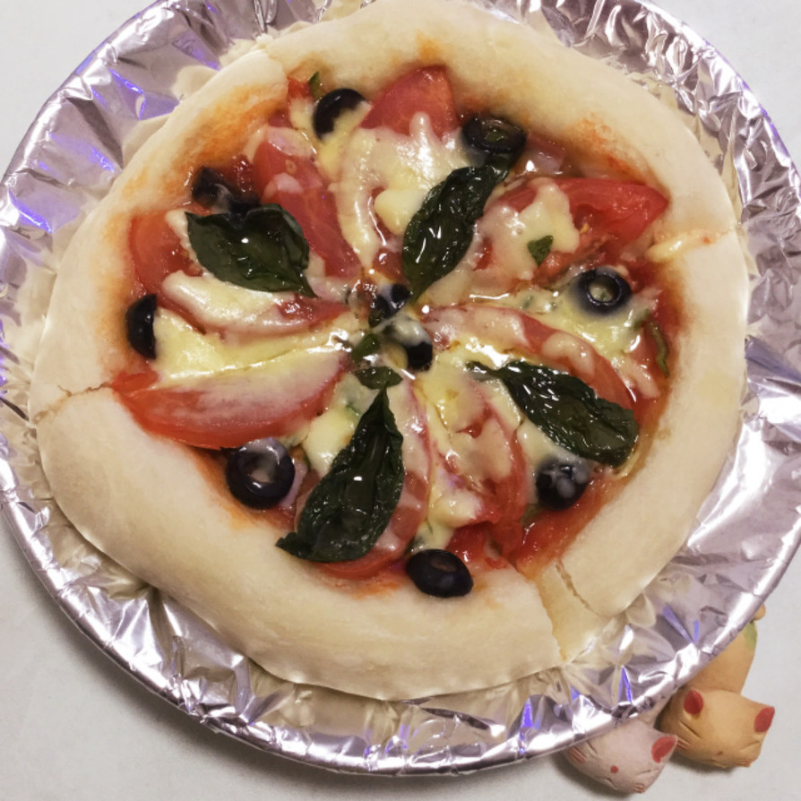 我が家のピザ★トマト&バジル♬の画像
