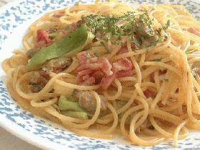 和風にパスタ
