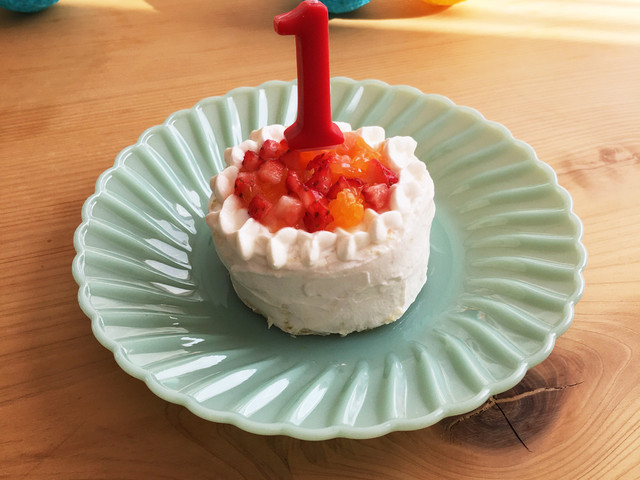 １歳お誕生日 離乳食ケーキ ベビーダノン レシピ 作り方 By Om クックパッド 簡単おいしいみんなのレシピが354万品