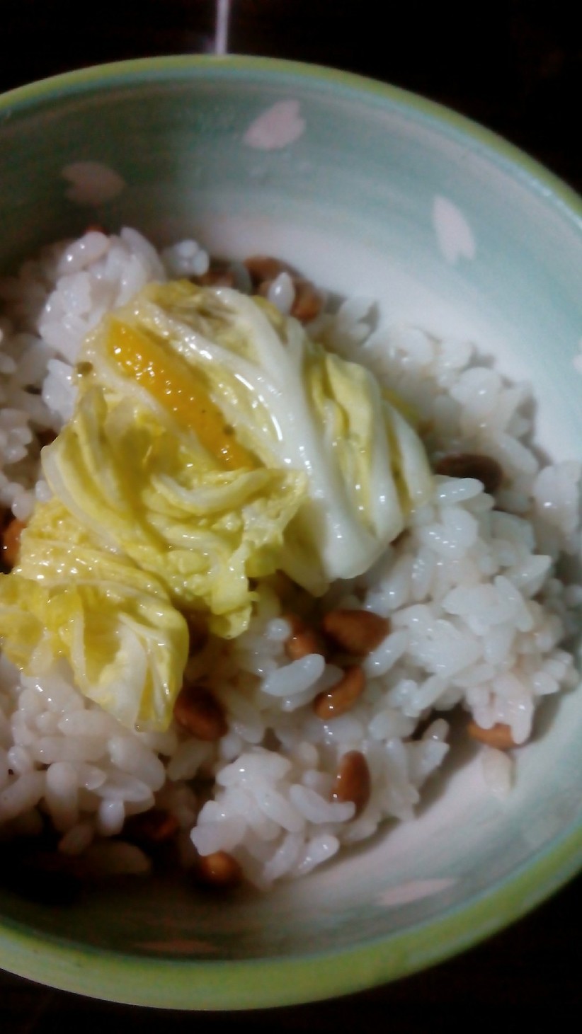 納豆ご飯の柚子白菜巻きの画像