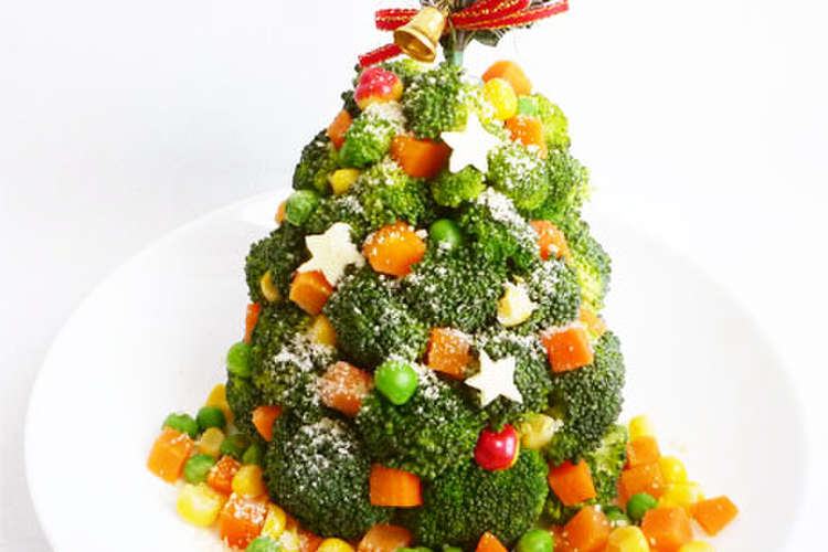 ブロッコリーのベジタブルクリスマスツリー レシピ 作り方 By Liqueur クックパッド 簡単おいしいみんなのレシピが352万品