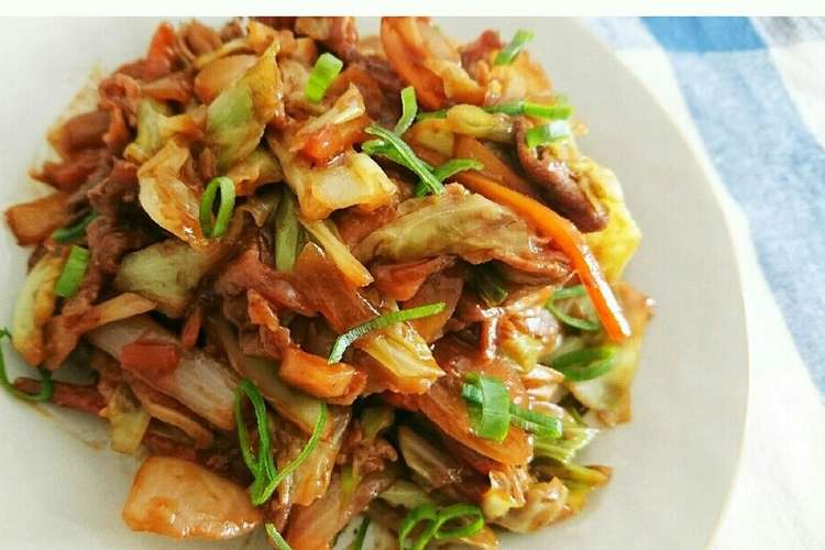 家にある調味料で キャベツの味噌炒め レシピ 作り方 By まつりえ クックパッド 簡単おいしいみんなのレシピが376万品