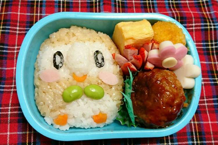 ポケモン弁当 モクロー キャラ弁 レシピ 作り方 By 山うさ クックパッド