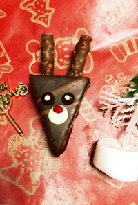クリスマスに☆市販のお菓子で簡単トナカイ