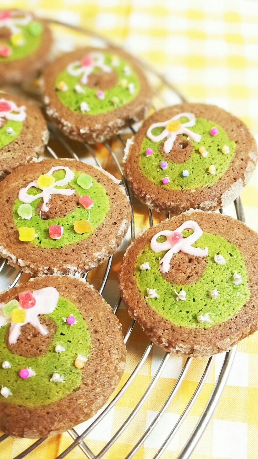 リースのピースクッキーのレシピ