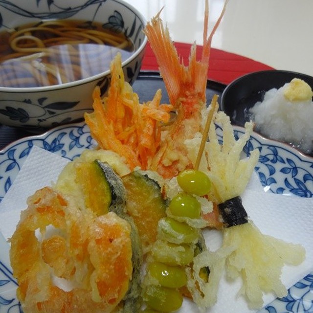 冬至の七草de天婦羅うどん レシピ 作り方 By Nyaop クックパッド