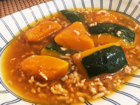 我が家の『かぼちゃの鶏そぼろあんかけ♪』