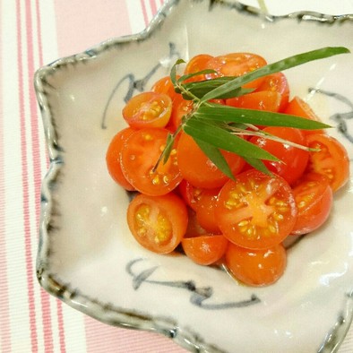 トマト柚子胡椒和えの写真