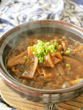とろける聖護院大根と牛すじの味噌煮込み