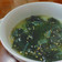玉ねぎとわかめの中華風スープ