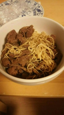 意外とイケる!ジンギスカンwith素麺