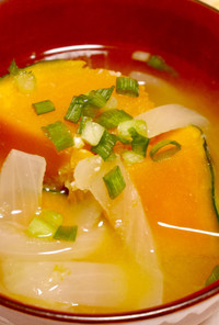 風邪予防＊生姜とかぼちゃのお味噌汁