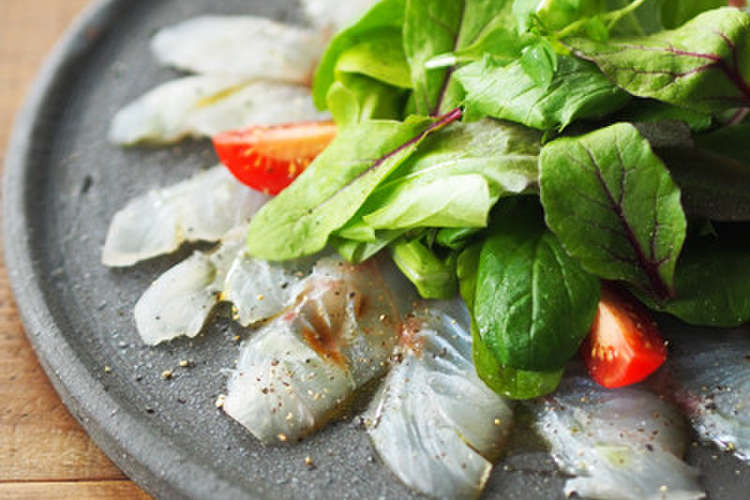 おもてなしに 絶品 白身魚のカルパッチョ レシピ 作り方 By トイロ クックパッド 簡単おいしいみんなのレシピが376万品
