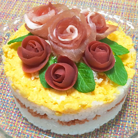✨ケーキ✨のようなちらし寿司♫