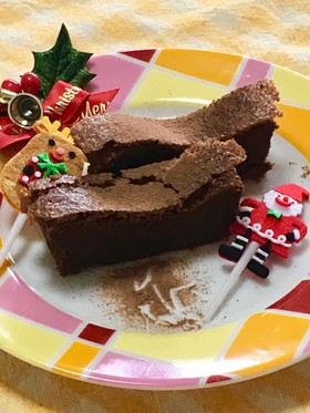 5つの食材でできる♡ガトーショコラ