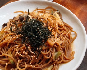 アインコーンの和風パスタ♡マクロビご飯