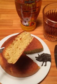 長芋とアーモンドプードルのパンケーキ