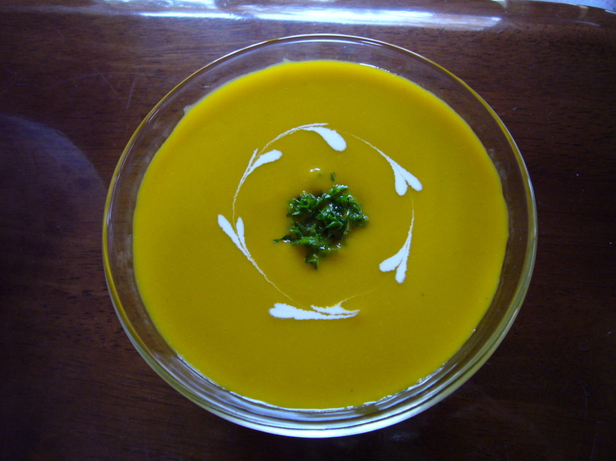 かぼちゃの甘みが最高☆かぼちゃのスープの画像