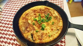明太子スパニッシュオムレツ
