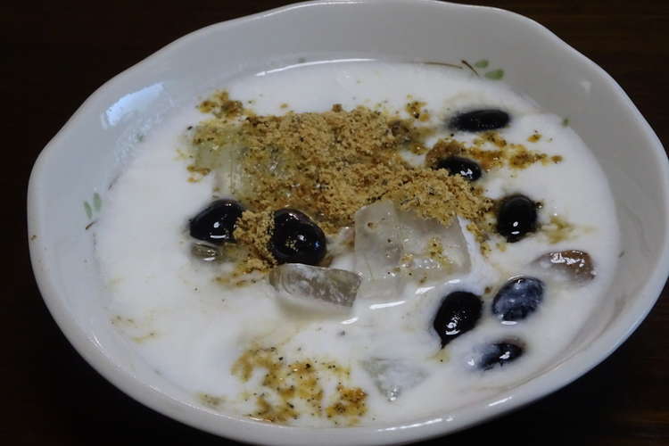 アロエベラの黒豆きなこヨーグルト レシピ 作り方 By チビ太のおでん クックパッド 簡単おいしいみんなのレシピが361万品