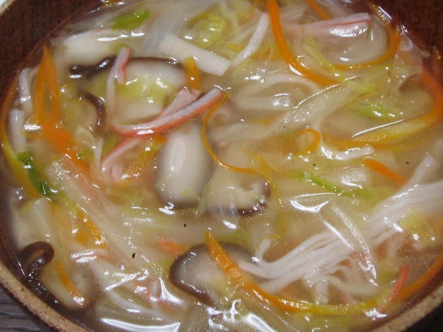 白菜たっぷり♪「食べる」中華スープ☆の画像