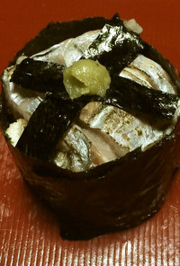 タチウオの海苔巻き寿司ケーキ